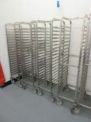 4 Stainless steel racks