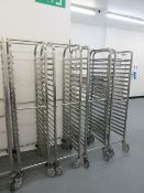 4 Stainless steel racks