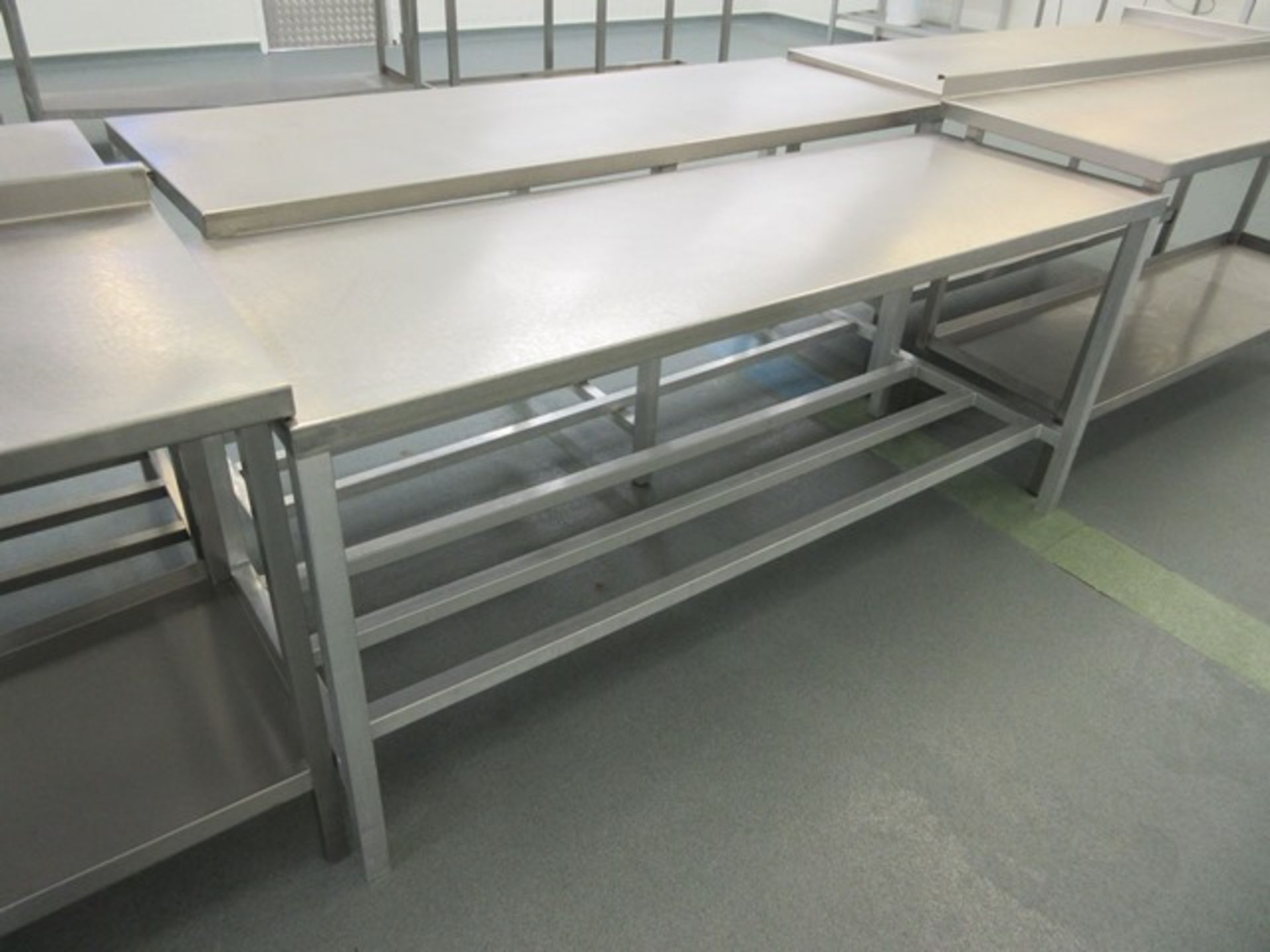 6 ft. stainless steel table