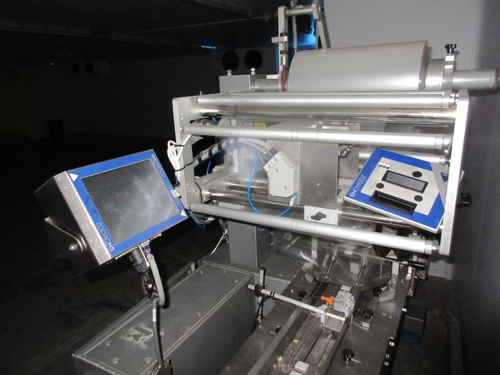 Delfin Flowpack Carina 450 flow wrapper (Serial no. A930/11) (2011) fitted Zodiac coder/ labeller - Image 2 of 3