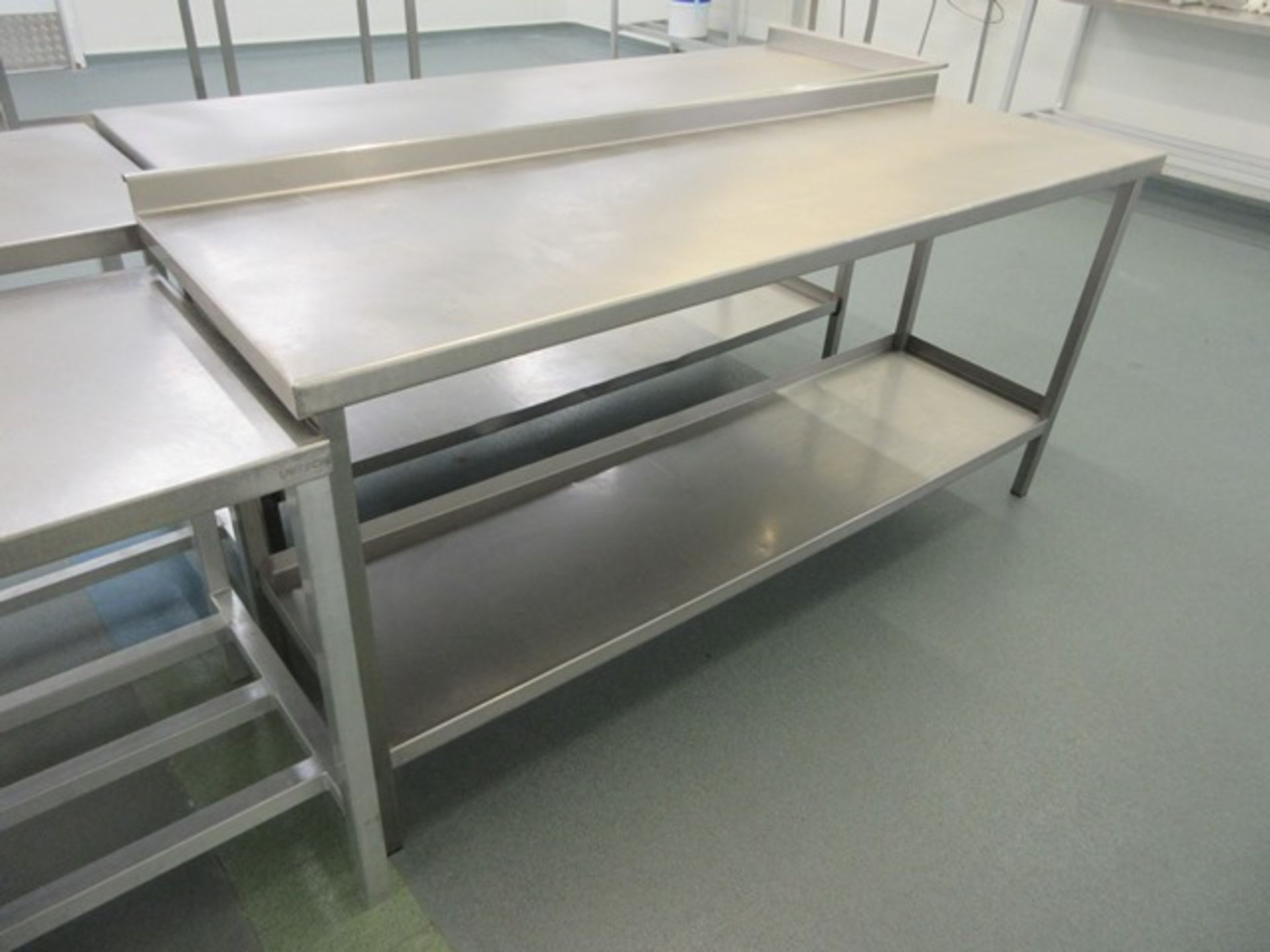 6 ft. stainless steel table