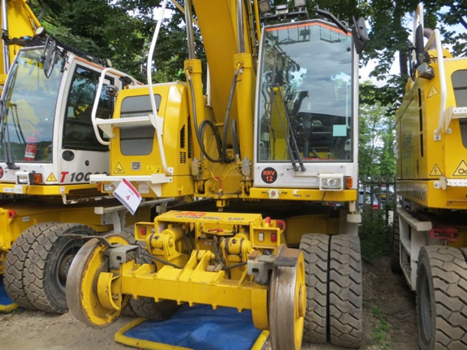 Colmar T10000FS road / rail excavator s/n 8644 (2013) running hours approx 2,500. On-Track Plant