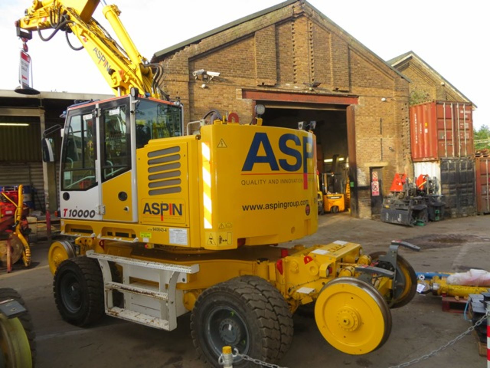 Colmar T10000FS road / rail excavator s/n 8754 (2016) running hours approx 1,670 c/w Euro 5 DPF. - Image 5 of 13