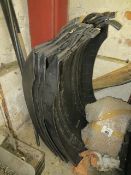 Four lorry mudguards (unused)