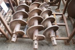 Three 380mm augers 70mm hex