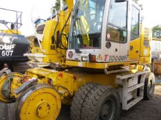 Colmar T10000FS road / rail excavator s/n 8680 (2013) running hours approx 3,400. On-Track Plant