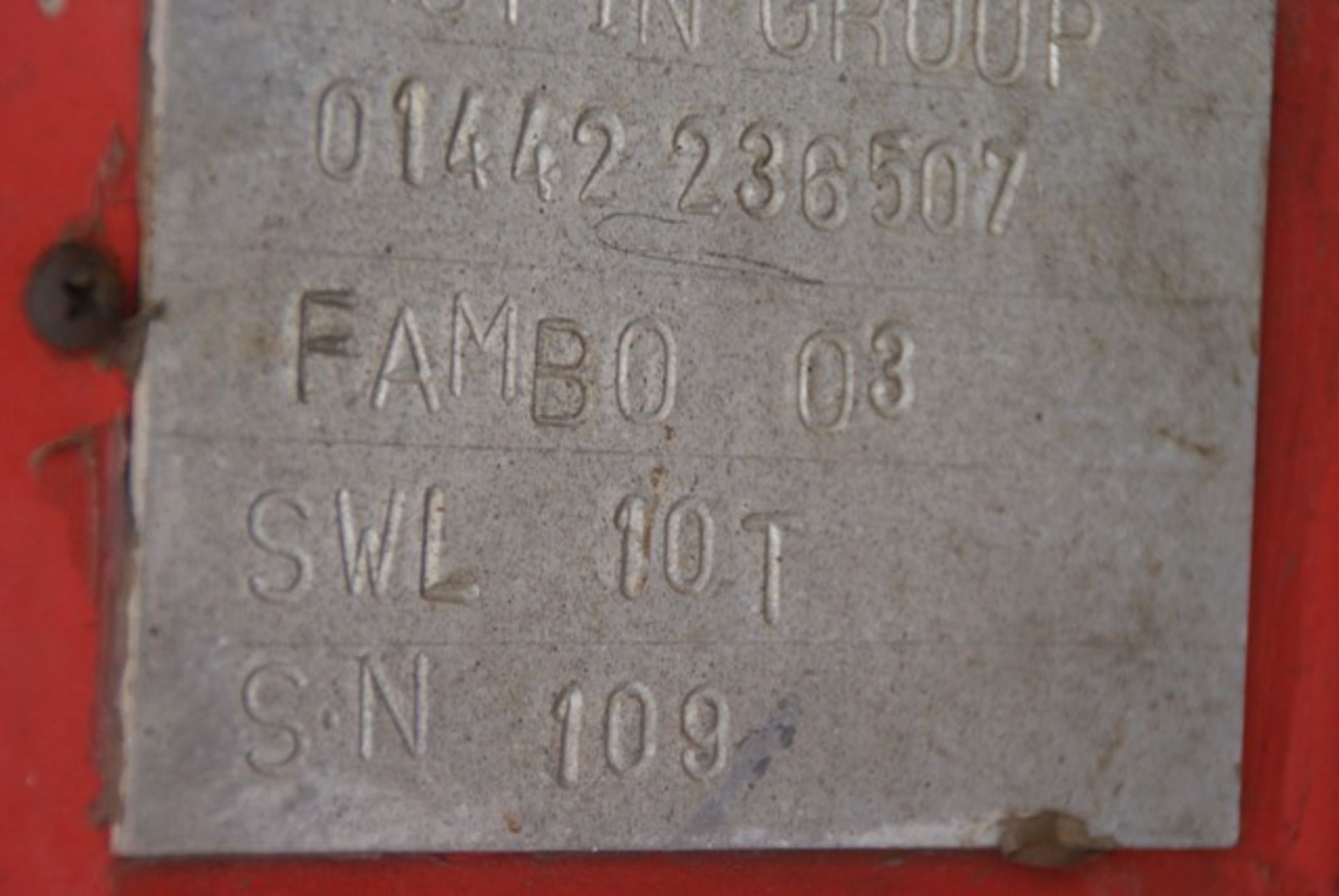 Fambo HR2750 hydraulic hammer with PR1100 leader s/n 124 (2010). Local Number FAMBO03 c/w control - Bild 3 aus 7