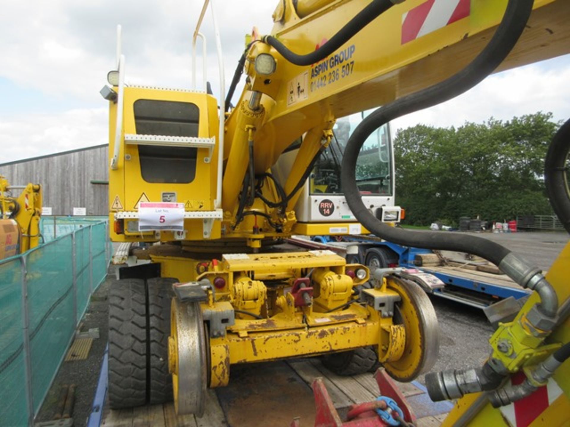 Colmar T10000FS road / rail excavator s/n 8670 (2014) approx 3,600. On-Track Plant Engineering - Image 3 of 24