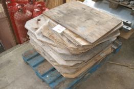 Pallet of pile top boards