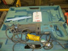 Makita JR3030T 110V reciprocating saw c/w case