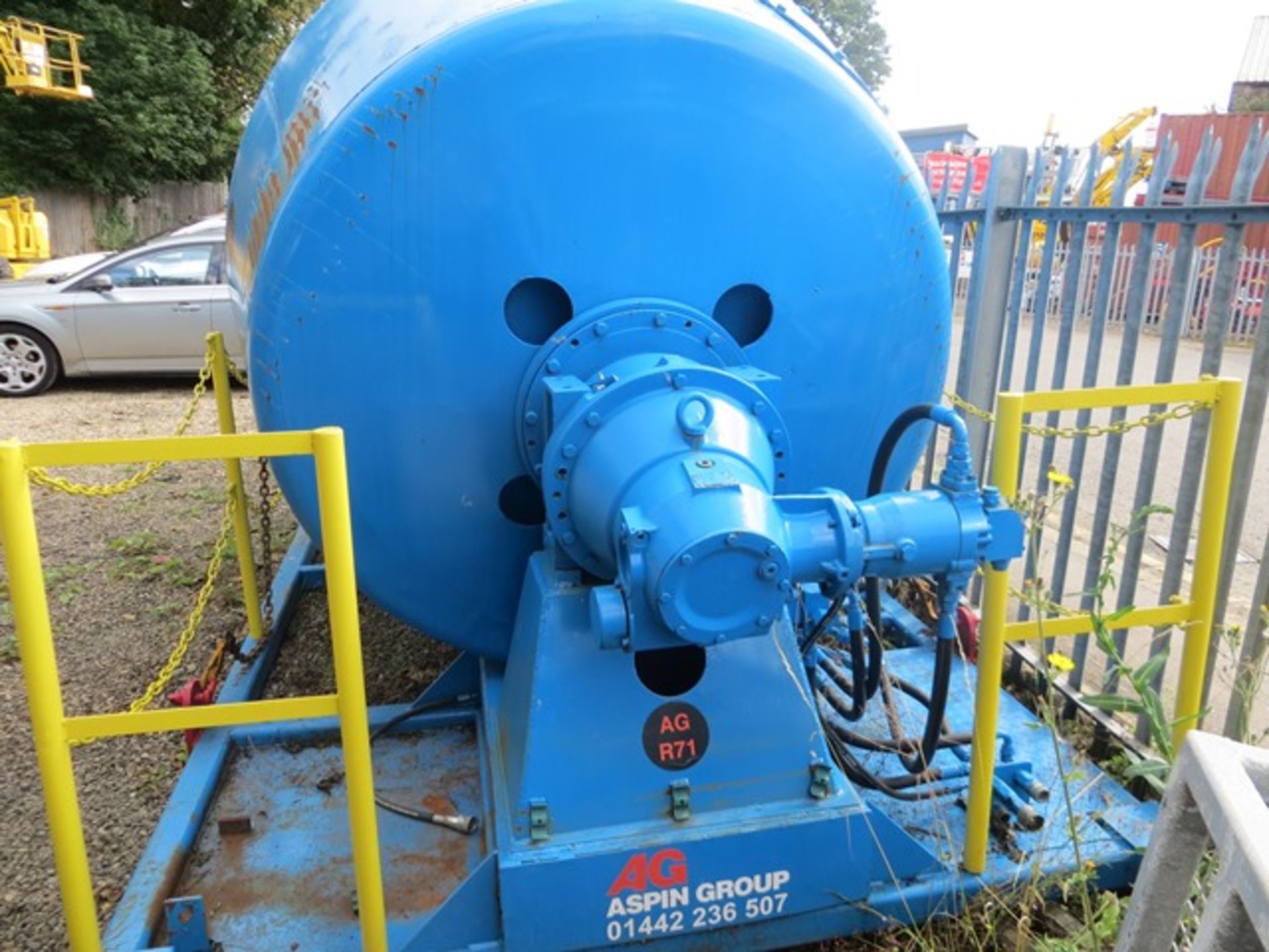 Rail trailer mountable cement mixer/agitator 6m3 - Image 3 of 5