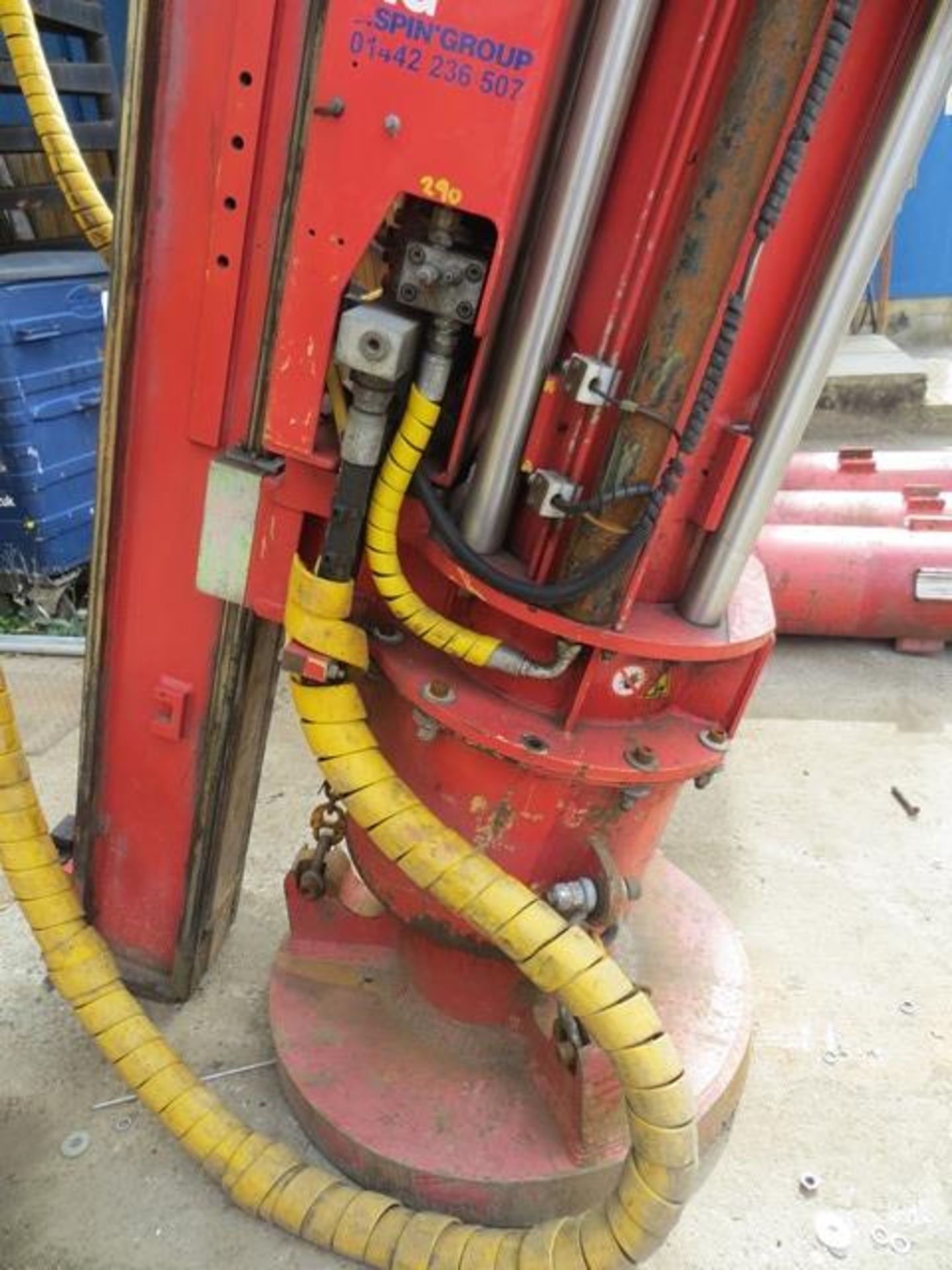 Fambo HR2750 hydraulic hammer with PR1100 leader s/n 228 (2015). Local Number FAMBO06 c/w control - Image 2 of 5