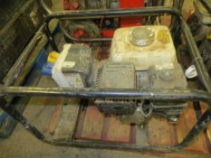 Honda GX160 petrol generator c/w protective cage