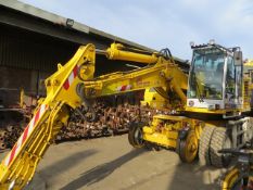 Colmar T10000FS road / rail excavator s/n 8363 (2008) running hours approx 1,040. On-Track Plant
