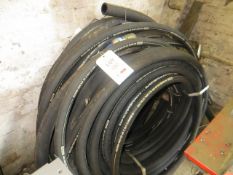 Quantity of large diameter hydraulic hose as lotted