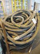 Stillage containing various pneumatic hoses as lotted