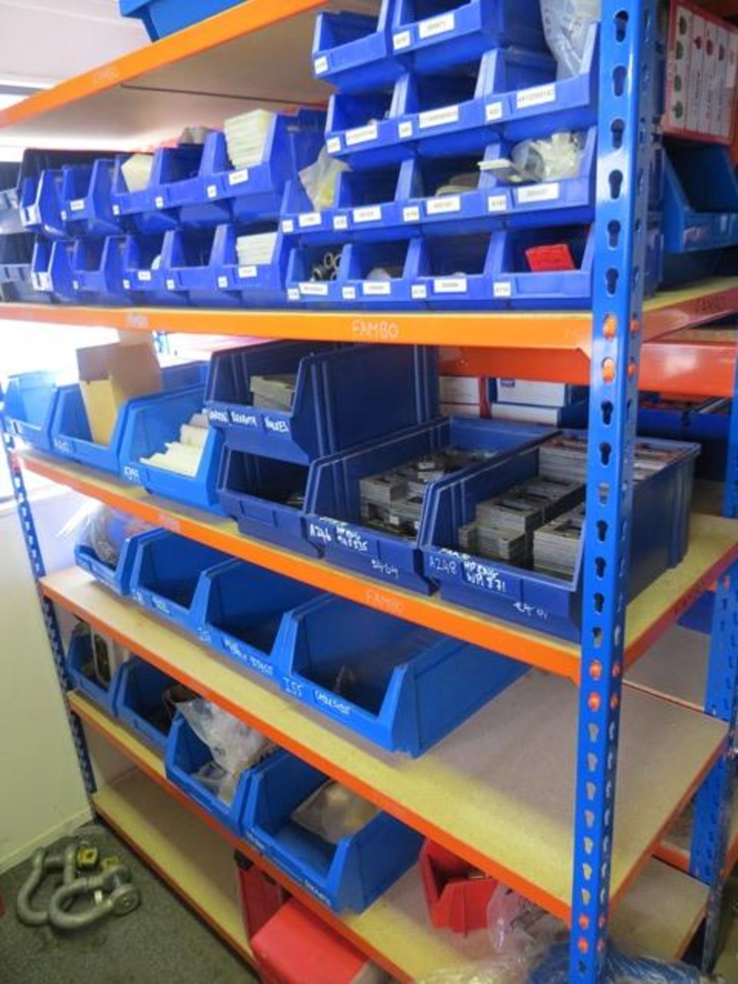 Slot together rack c/w Fambo repair equipment as lotted