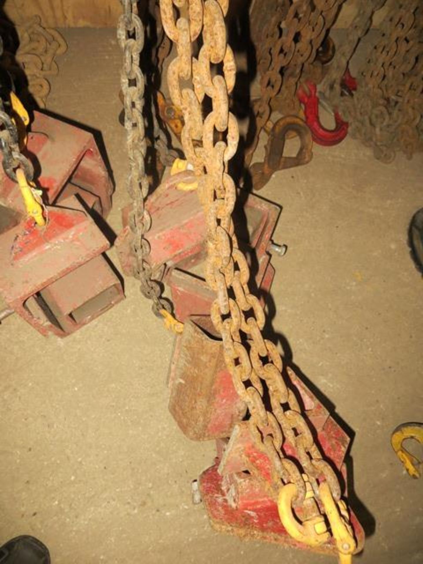 Two sets of 2 leg lifting chains c/w attachments as lotted (LOLER certified until 01/02/2020 - Image 2 of 2