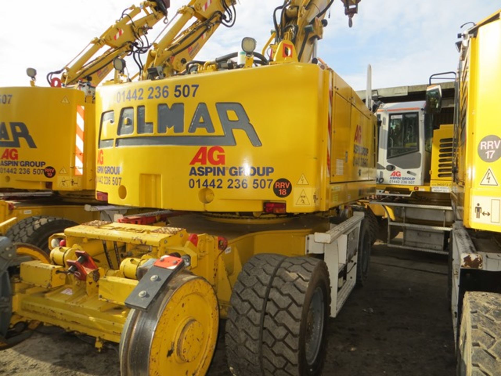 Colmar T10000FS road / rail excavator s/n 8685 (2014) running hours approx 3,000. On-Track Plant - Image 6 of 12