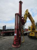 Fambo HR2750 hydraulic hammer with PR1100 leader s/n 227 (2015). Local Number FAMBO07 c/w control.