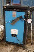 Cleanwell model 15 200 diesel powered hot jet wash c/w lance & chemical wash s/n 26768 415V (April