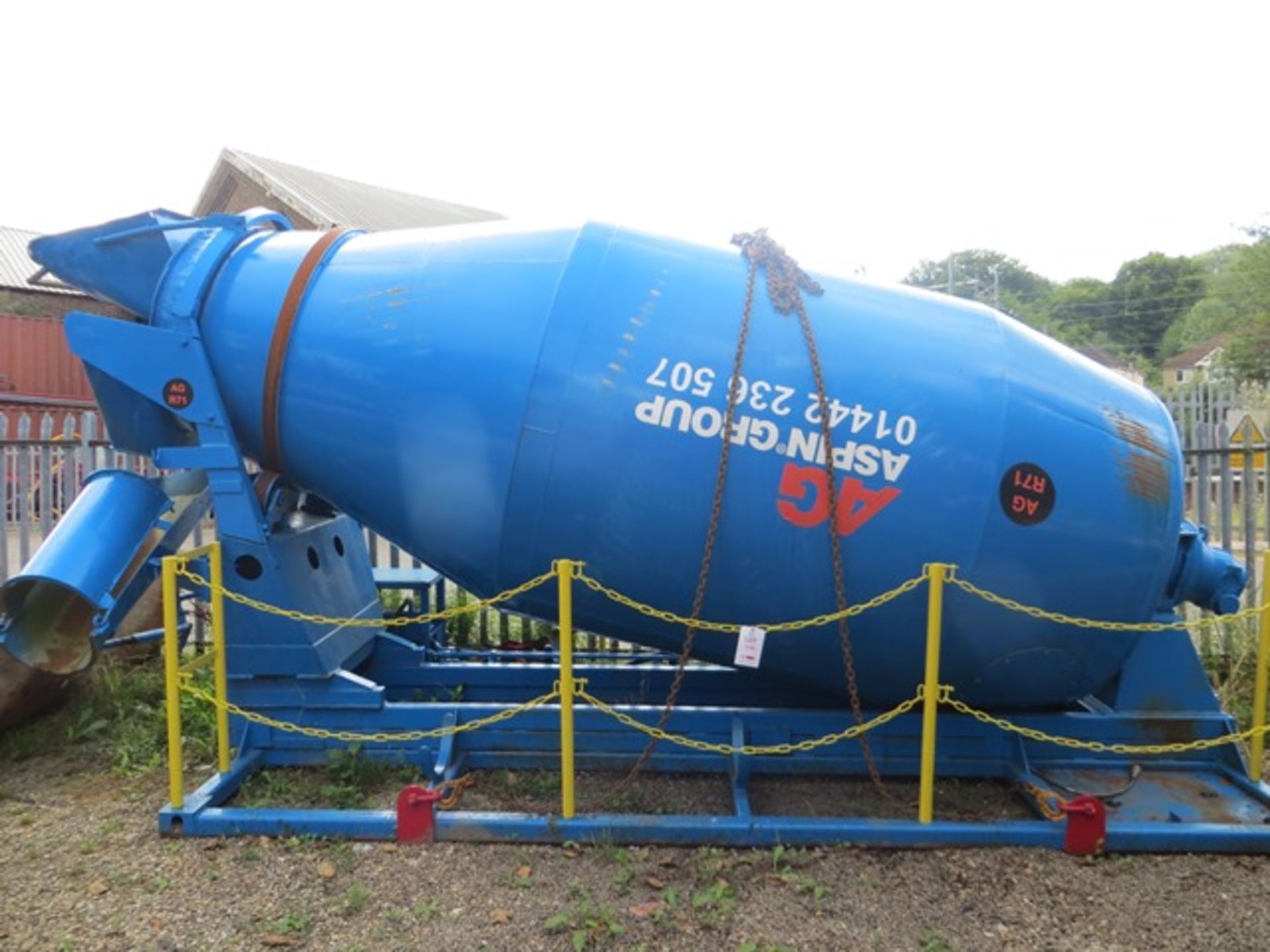 Rail trailer mountable cement mixer/agitator 6m3 - Image 5 of 5