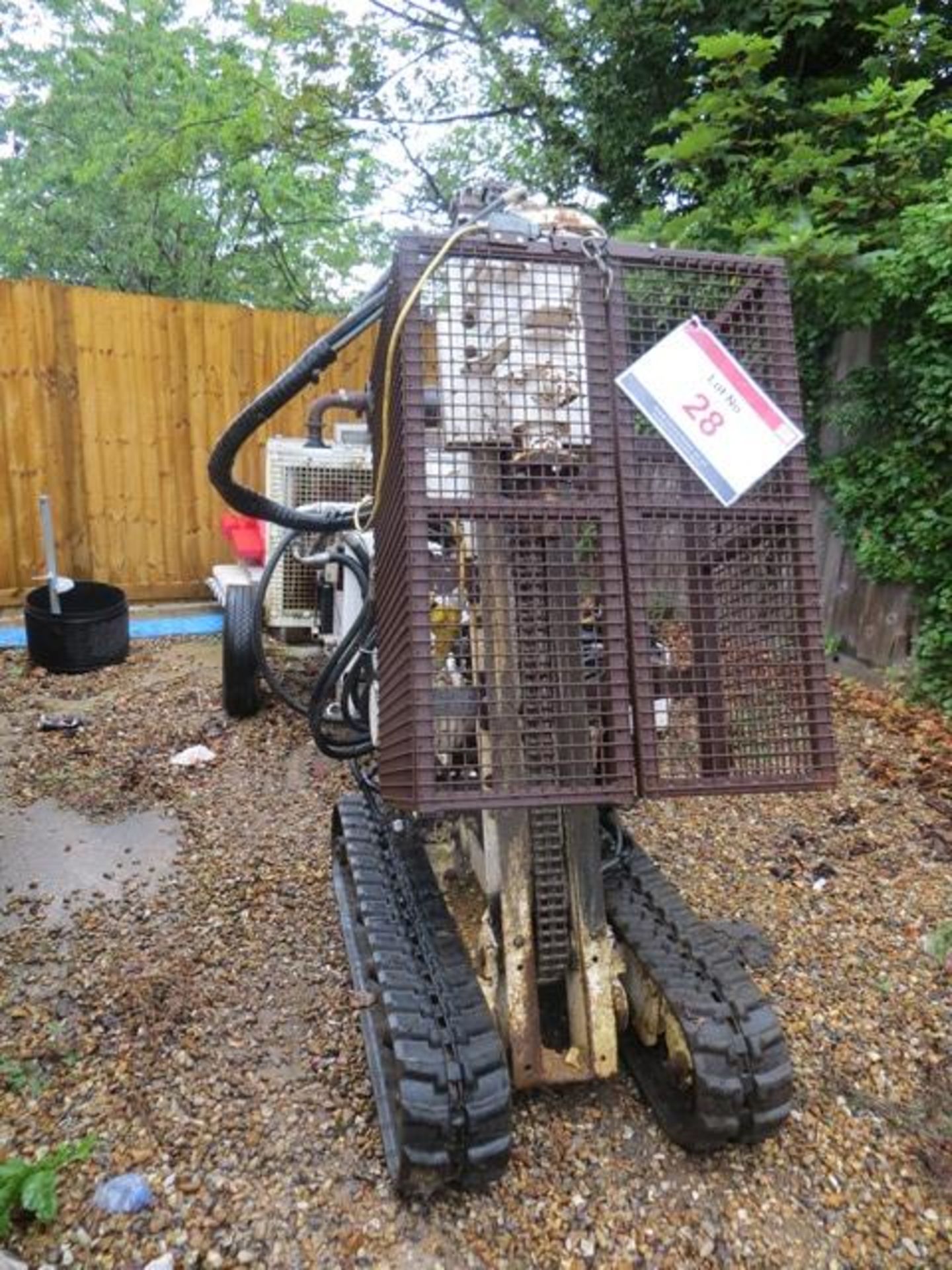 M Trak hydraulic tracked drilling rig s/n 6038 (c2009). Local Number AGMPR01 (Hours 631) Note broken