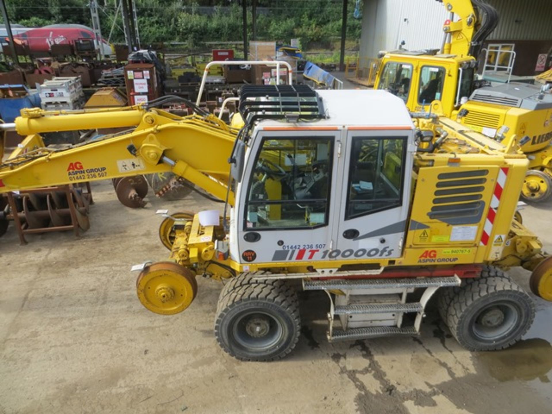 Colmar T10000FS road / rail excavator s/n 8628 (2013) running hours approx 3,600. On-Track Plant