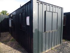 20' x 9' Steel Container Canteen & Contents as Lotted