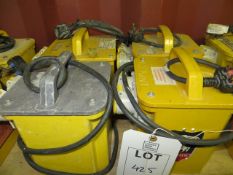 Four 3.0 kva 110v Transformers