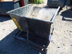 Two Conquip 500 Litre Fork Liftable Tipping Skips