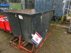 Conquip 2500 Litre Fork Liftable Tipping Skip