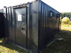 25' x 9' Steel Container Split WC 4 Cubicles & large Urinal c/w Separate Ladies Toilet Cubicle &