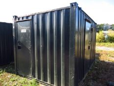 12' x 9' Steel Container Split WC 2 Cubicles & 2 Urinals c/w Separate Ladies Toilet Cubicle