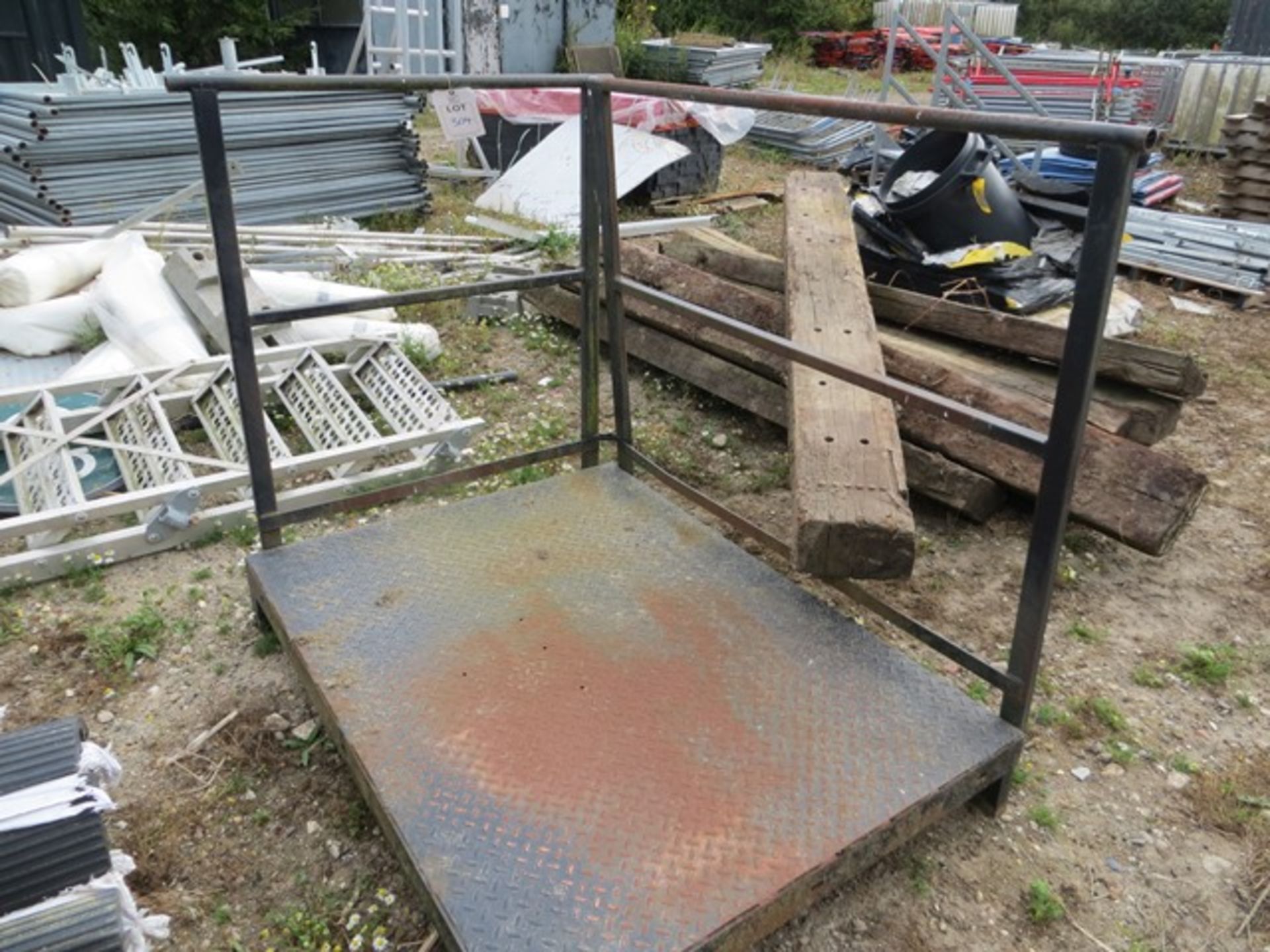 Set of Steel Fabricated Access Steps for Double Stacked Container Access 14 Tread Length 4800mm - Image 3 of 3