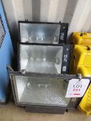 Three Tamlite Lighting 240v 400W Floodlights