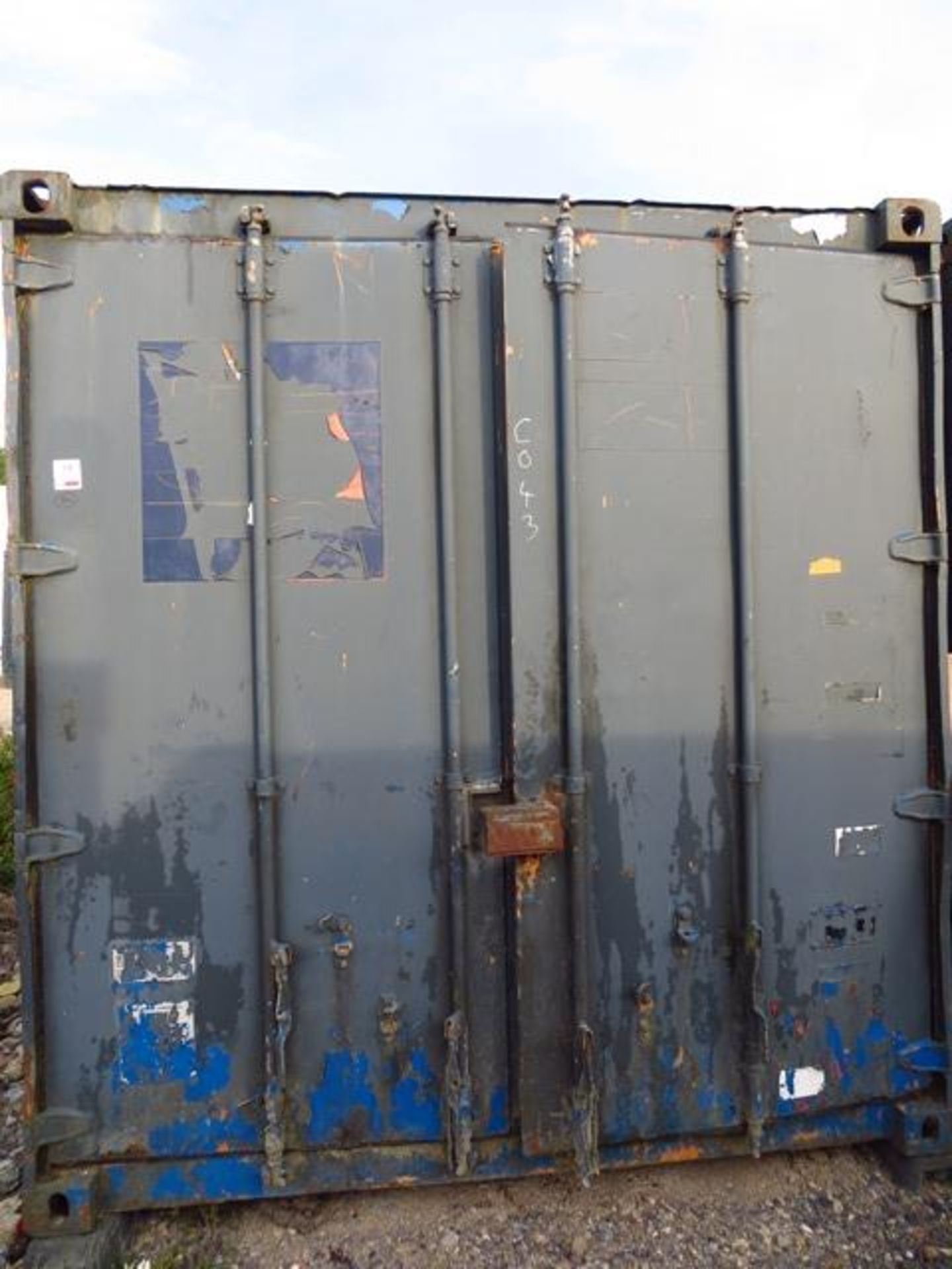 20' x 9' Steel Shipping Container excluding Contents *Note Collection Friday 11th October 2019