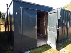 22' x 8' Steel Container (in need of roof repair)