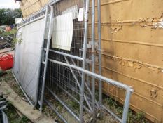 Quantity of Various Incomplete Heras Fence Gates & Panels as Lotted