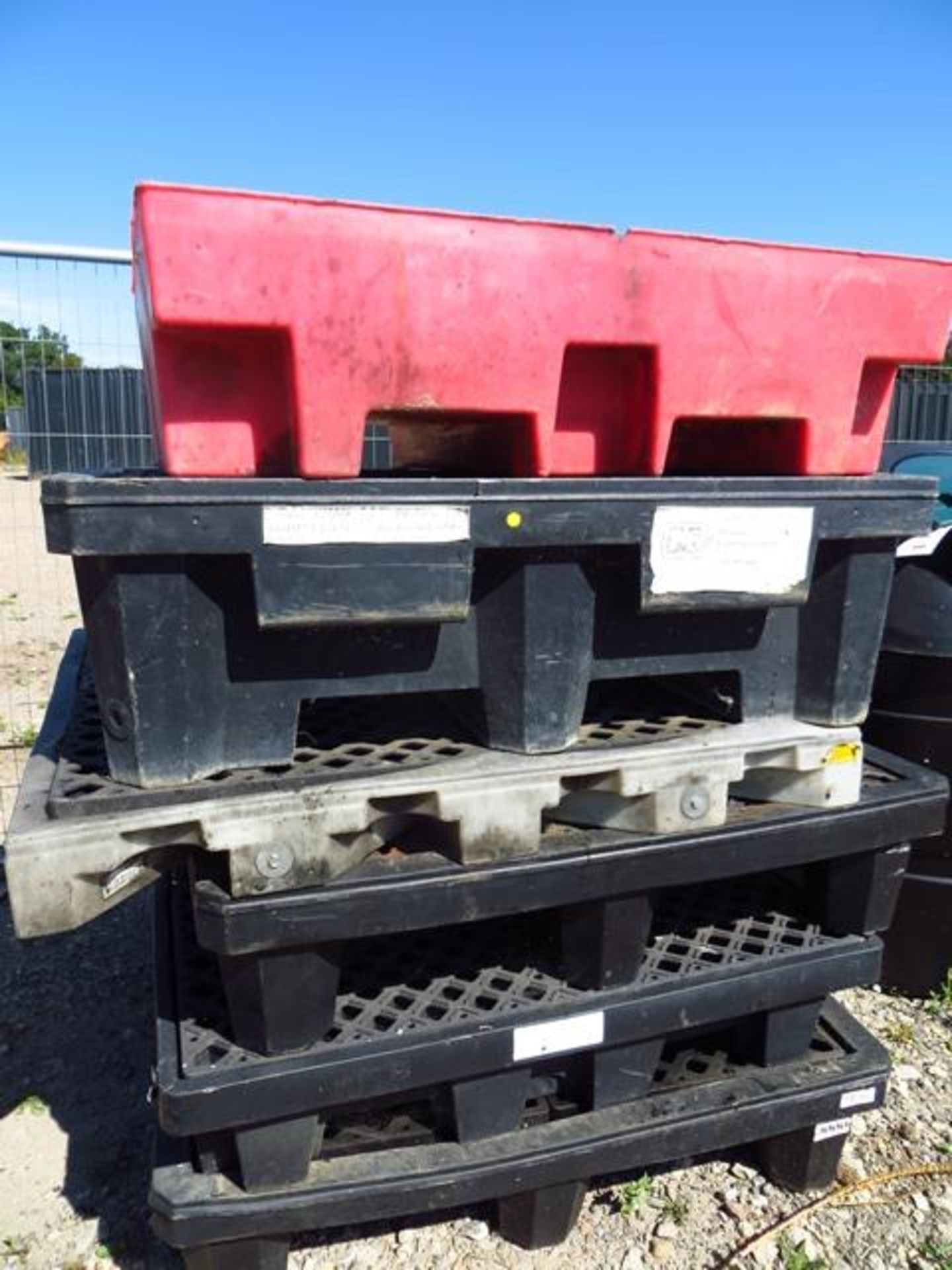 Six Various Spill Containment Pallets