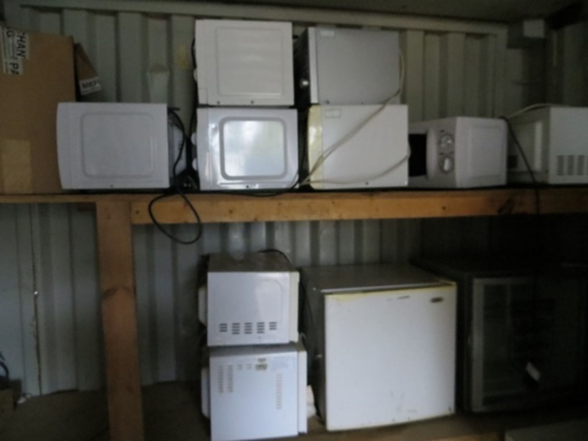 Eight Various Microwaves Ten Under Counter Fridges One Mini Fridge One Glass Fronted Mini Fridge One