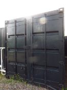 20' x 9' Steel Shipping Container *Note Collection Friday 11th October 2019