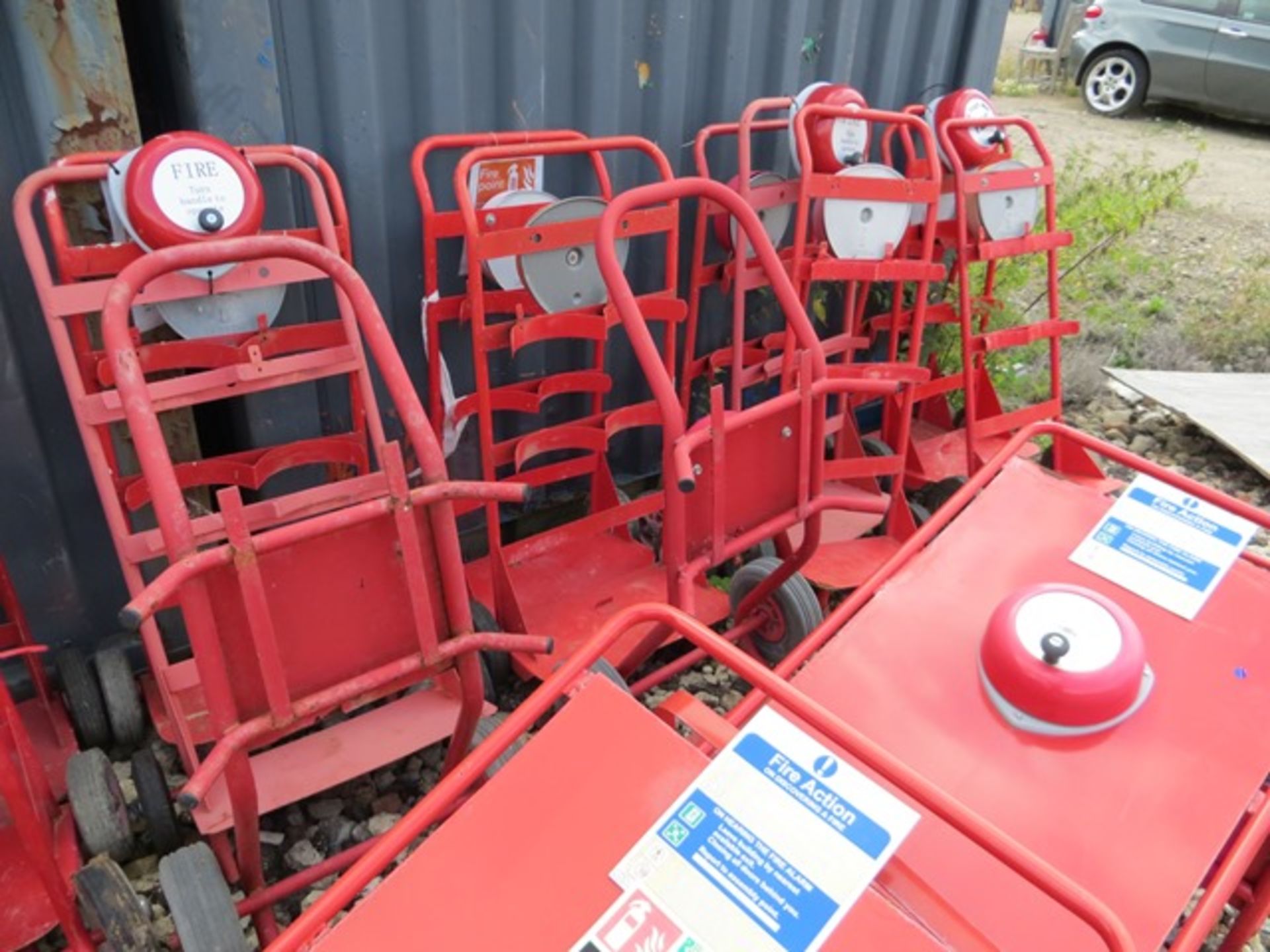 Twenty Three Various Mobile Extinguisher Trollies c/w Fire Bells as lotted - Image 3 of 4