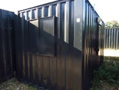15' x 8' Steel Container with sink unit