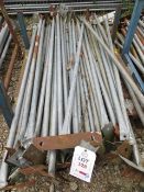 Stillage Containing Approx 30 Heras Fence Support Brackets as Lotted