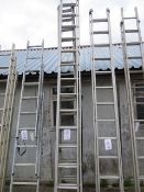 Two Double Extending Ladders 4100mm each section