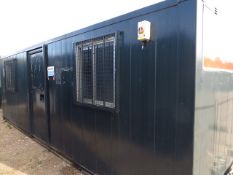 25' x 9' Steel Container Office with Sink Unit