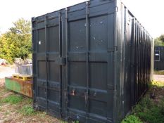20' x 9' Steel Shipping Container c/w Contents as Lotted