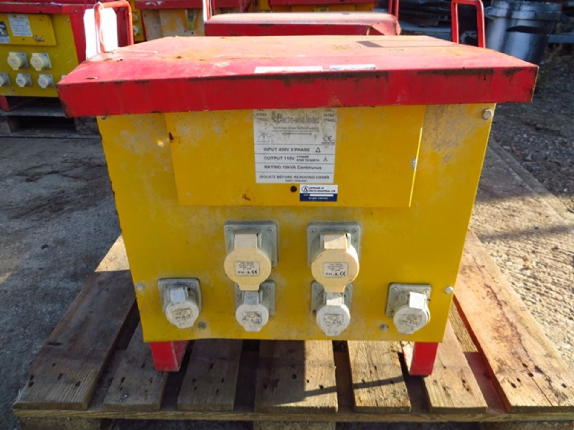 Electro-Wind Ltd 3 Phase 110v Transformer input 400v 3 Phase Output 110v 3 Phase Star to Earth