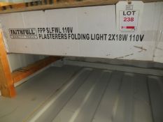 Four Faithfull Plasterers Folding Lights 18W 110v (Boxed) Model FPP SLFWL 110v